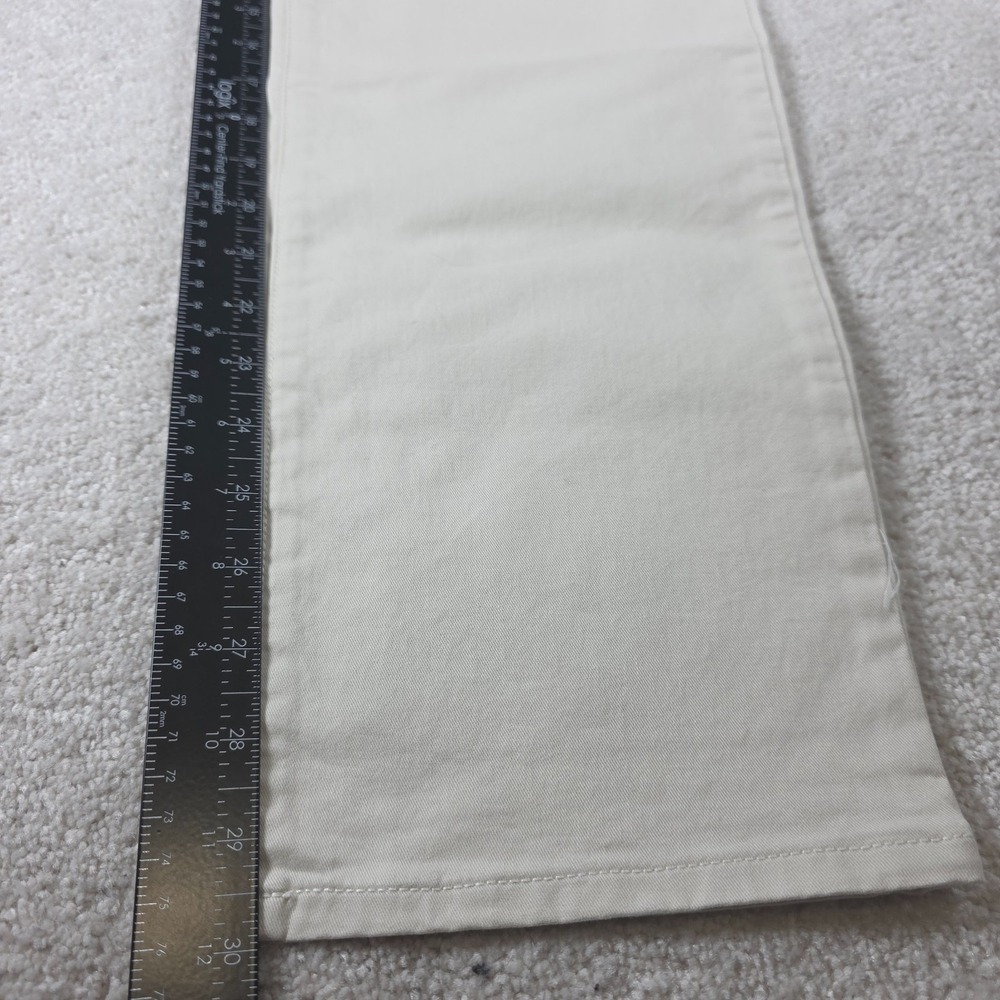 Flint And Tinder Pants Mens 34x30 Cream Twill Slim Fit Straight Leg 5-Pocket - Picture 7 of 8